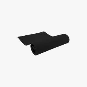 P2I Yoga Mat with Eyelets, 1730x610x10mm - Black