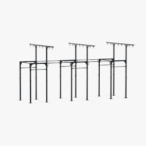 Eleiko Prestera Rig Freestanding 7,2 m With Rings And Rope - Black